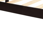 Platform Bed Frame with Headboard, Wood Slat Support, No Box Spring Needed,Twin, Espresso